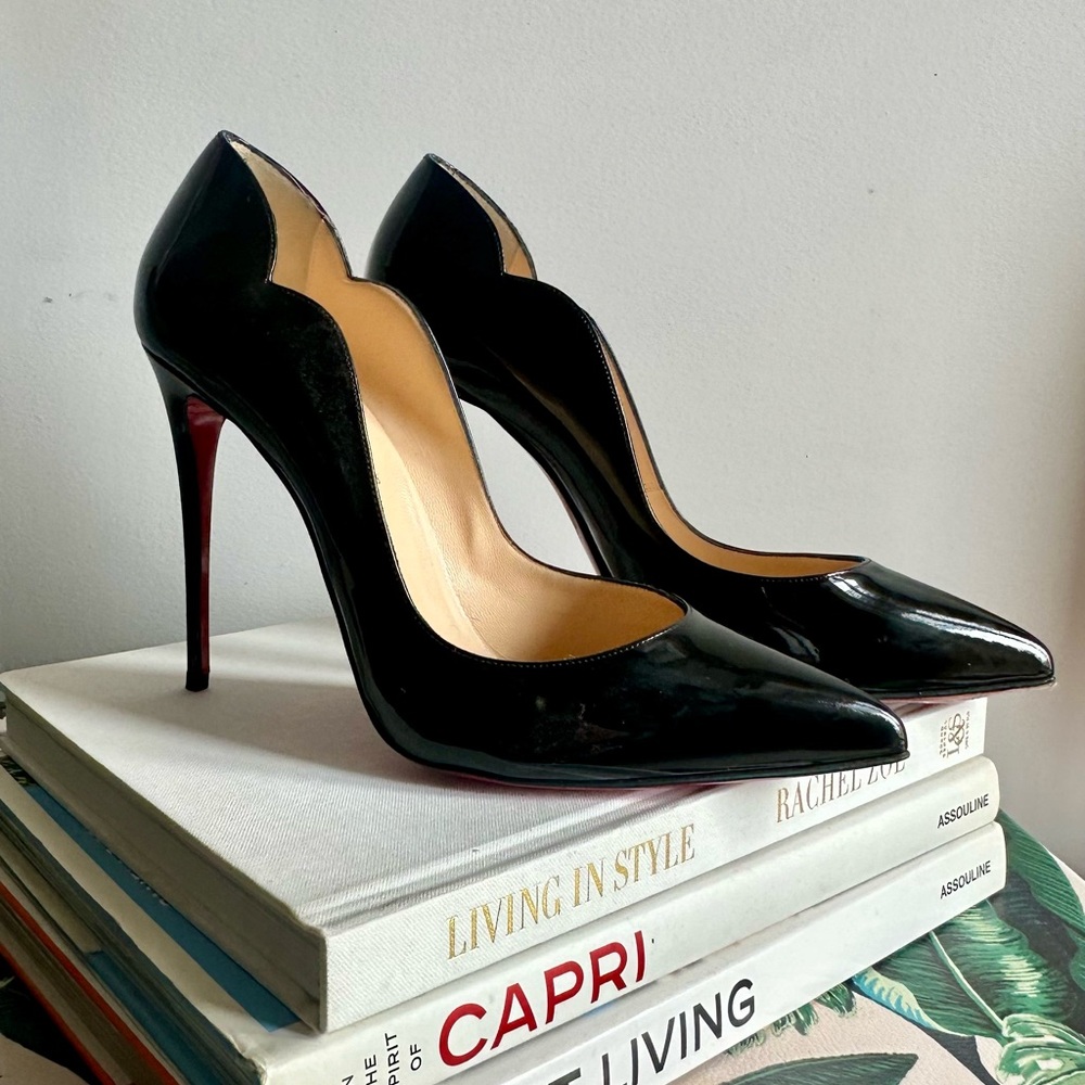 Christian Louboutin ‘The Hot Chick’ Black Heels, size 40.5 EU